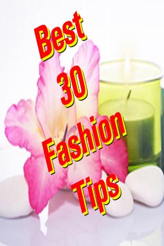 Best 30 Fashion Tips