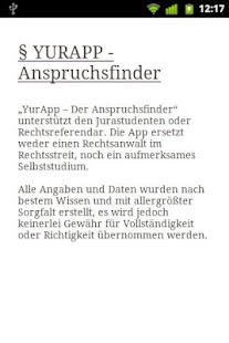 YurApp Anspruchsfinder Screenshots 0