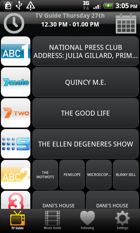 Australia Tv Programs