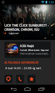 Budapest Party Locator Screenshot