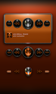 Lastest Poweramp Widget Orange Alien APK for PC