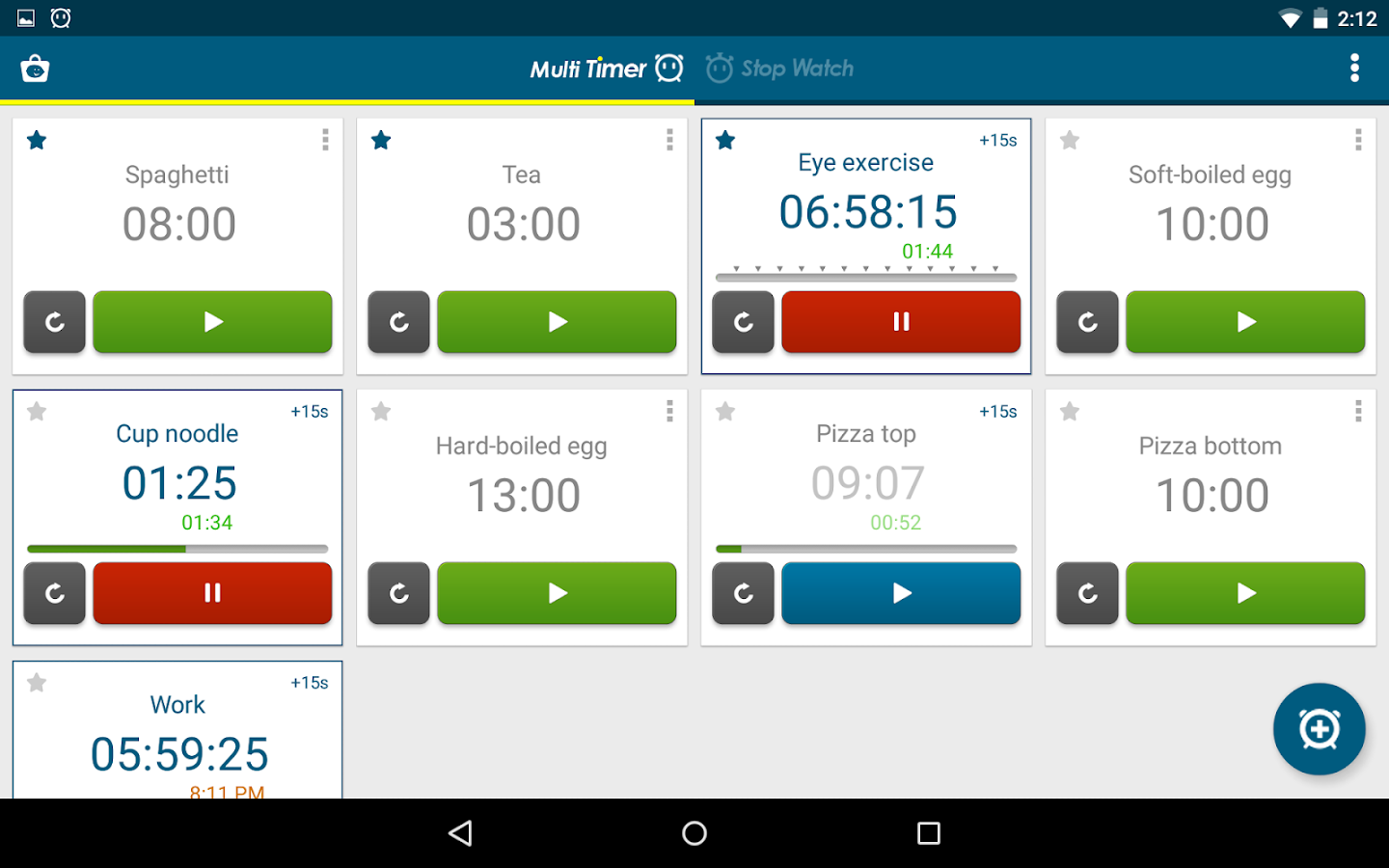 Multi Timer StopWatch - Android Apps on Google Play