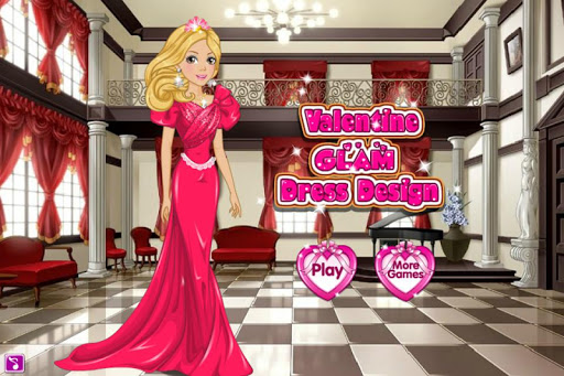 Valentine Glam Dress Design