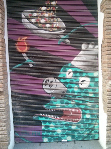 Street Art Monstruo Cocinillas