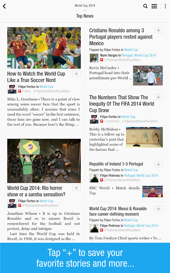 Flipboard Your News Magazine screenshot