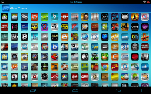 GLASS APEX/NOVA/GO/SMART THEME - screenshot thumbnail