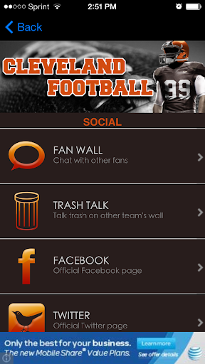 【免費運動App】Cleveland Football STREAM-APP點子