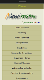 Lastest A level maths APK for PC