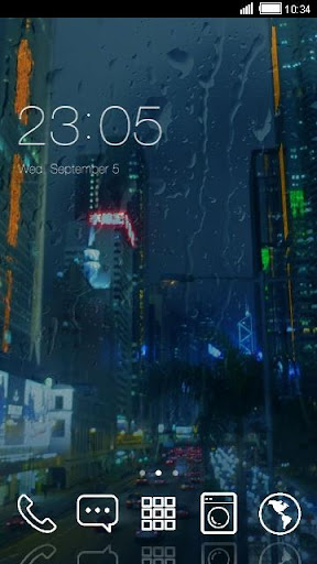 【免費個人化App】NIGHT STREET ANDROID THEME-APP點子