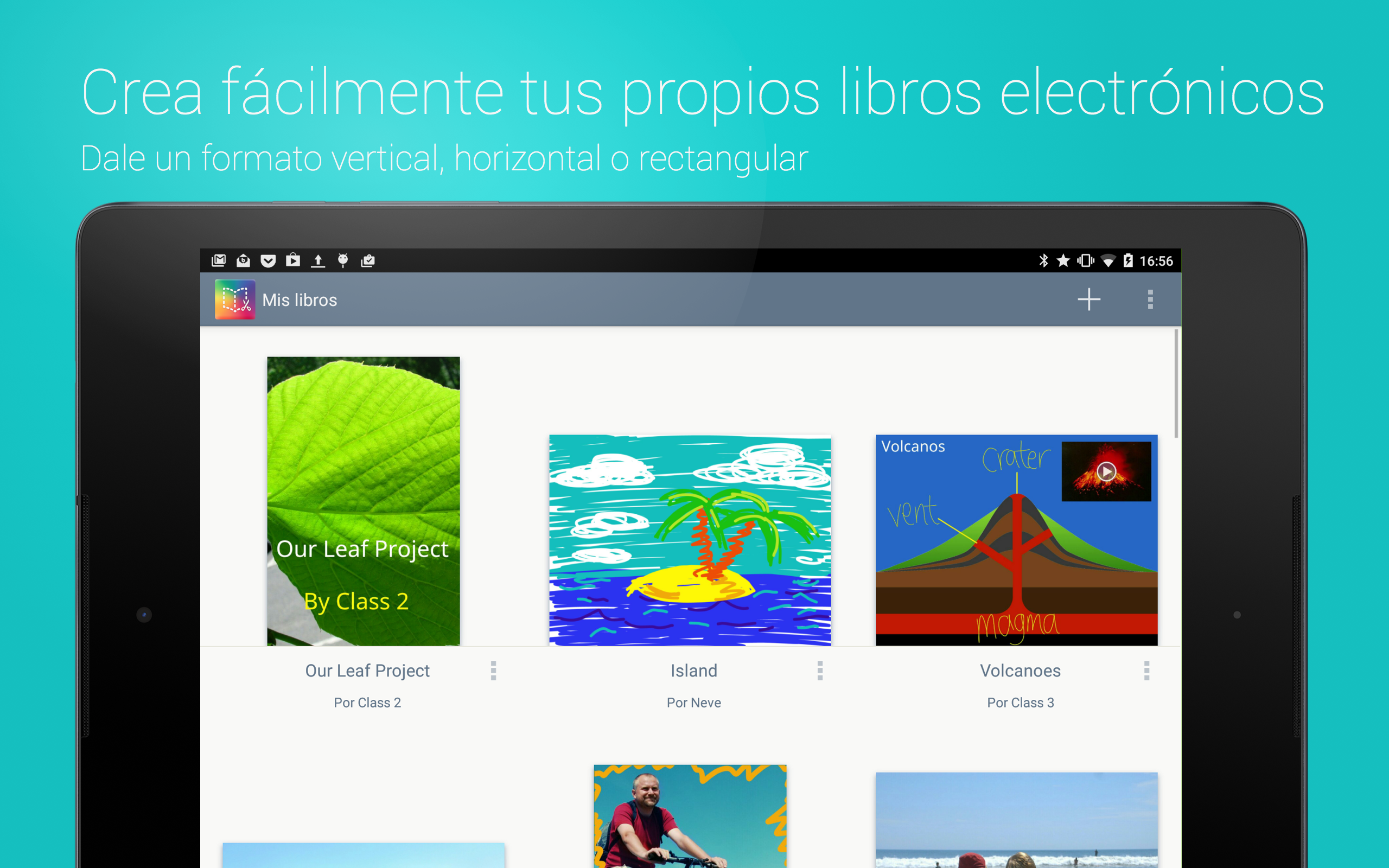 Android application Book Creator screenshort