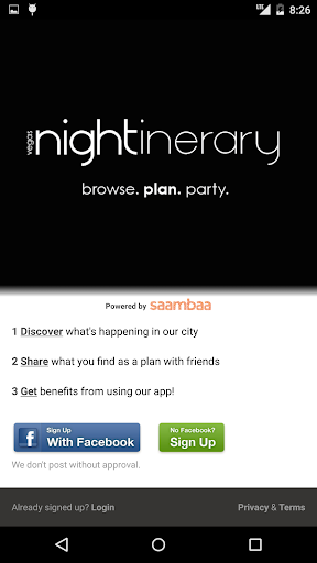 nightinerary- Vegas Events