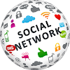 Social Network All in one icon