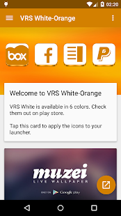 How to install VRS White-Orange Icon Pack 1.1.0 unlimited apk for android