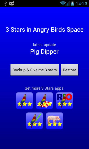 3 Stars in Birds Space