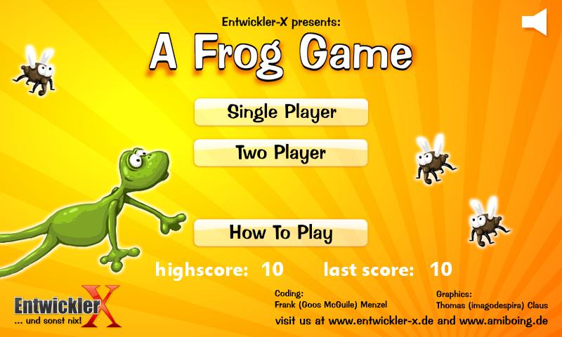 Android application A Frog Game screenshort