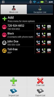 Lastest Advanced Call Blocker Trial APK for PC