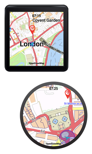 OSM City Maps for Android Wear