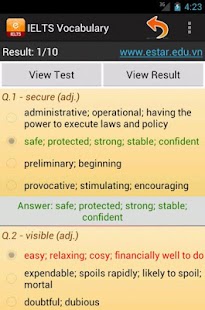 3000 IELTS Vocabulary Test