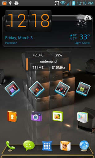 3D Optimus Blend Next Launcher