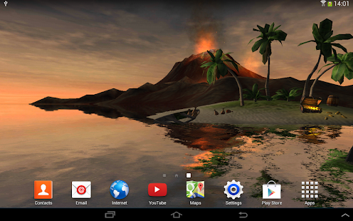 3D Volcano Live Wallpaper