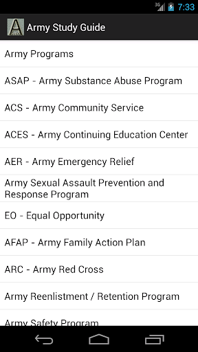 Army Study Guide