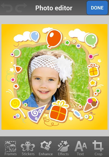 Kids Photo Frames Stickers