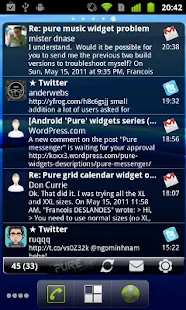 Pure messenger widget - screenshot thumbnail
