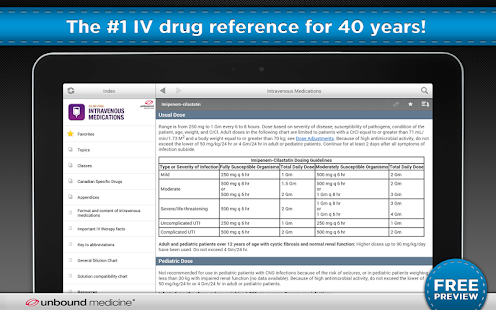 Intravenous Medications Gahart Screenshots 0