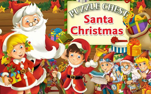 Santa Christmas Puzzle Chest