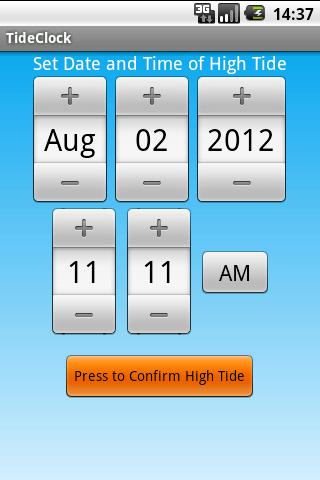 Elfmill Tide Clock Screen 2