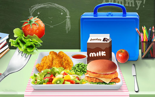 【免費家庭片App】Lunch Box Maker : School Food!-APP點子