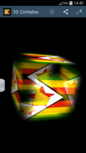 3D Zimbabwe Cube Flag LWP