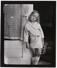 Nina Ursula Gelineau in dressing gown