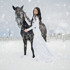 Winter by Catalin-Adrian Neacsu - People Portraits of Women