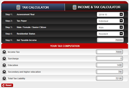 Income TAX Calculator Screenshots 4