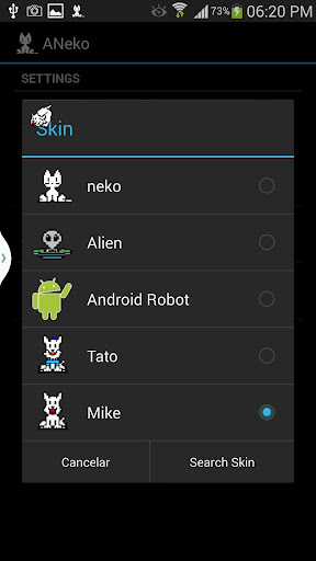 Skin ANeko Mascota Virtual