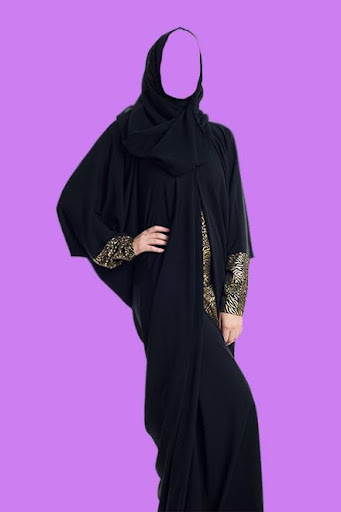 Arab Woman Abayas Photo Suit