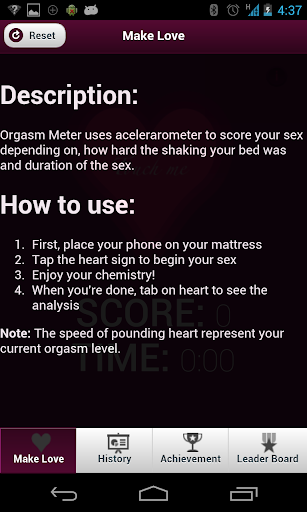 Orgasm Meter Rate my Sex