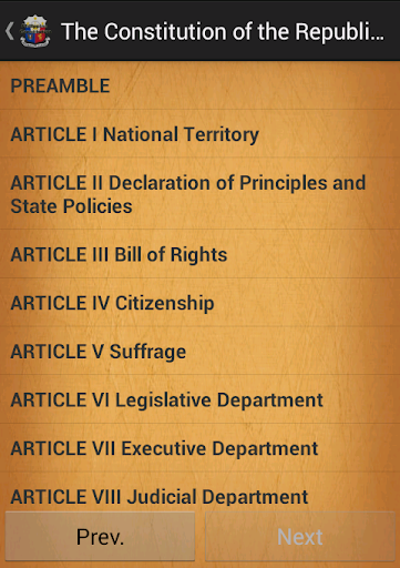 【免費書籍App】Philippines constitution-APP點子