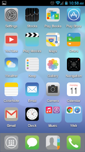 Pure iOS 7 Flat Apex Nova