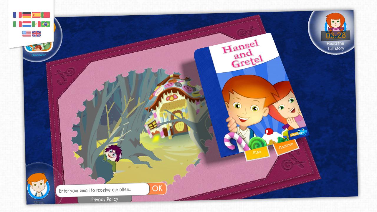 Android application Hansel and Gretel - Kids tale screenshort