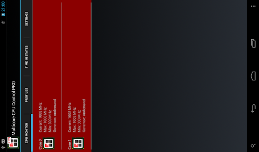 CPU Performance Control PRO - screenshot thumbnail