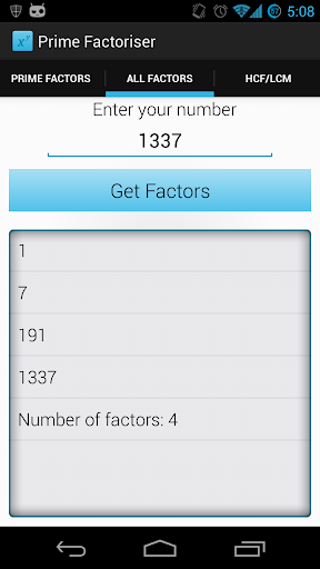 【免費工具App】Prime Factoriser-APP點子