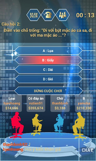 Ai Là Triệu Phú 2 (Online) – Game trí tuệ cho Android/Java