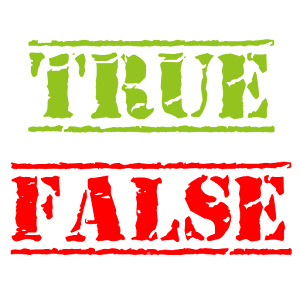 True or False? The Big Quiz 2.3