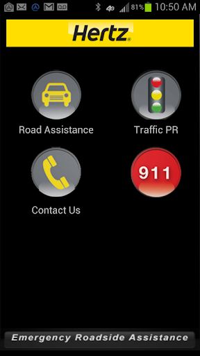 HERTZ Roadside Assistance App