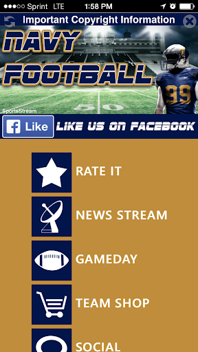 【免費運動App】Navy Football STREAM-APP點子