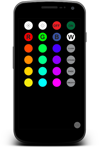 RGB IR Remote For Light Bulb