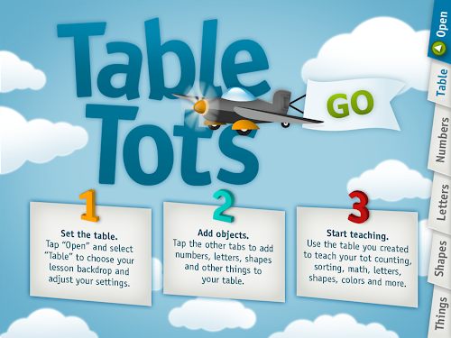 Android application TableTots Teacher screenshort