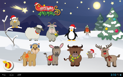 【免費教育App】Christmas Animals-APP點子